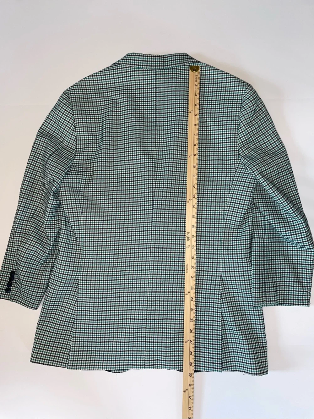Tailorbyrd Collection Men’s Green Plaid Blazer Sport Coat Suit Jacket 40L